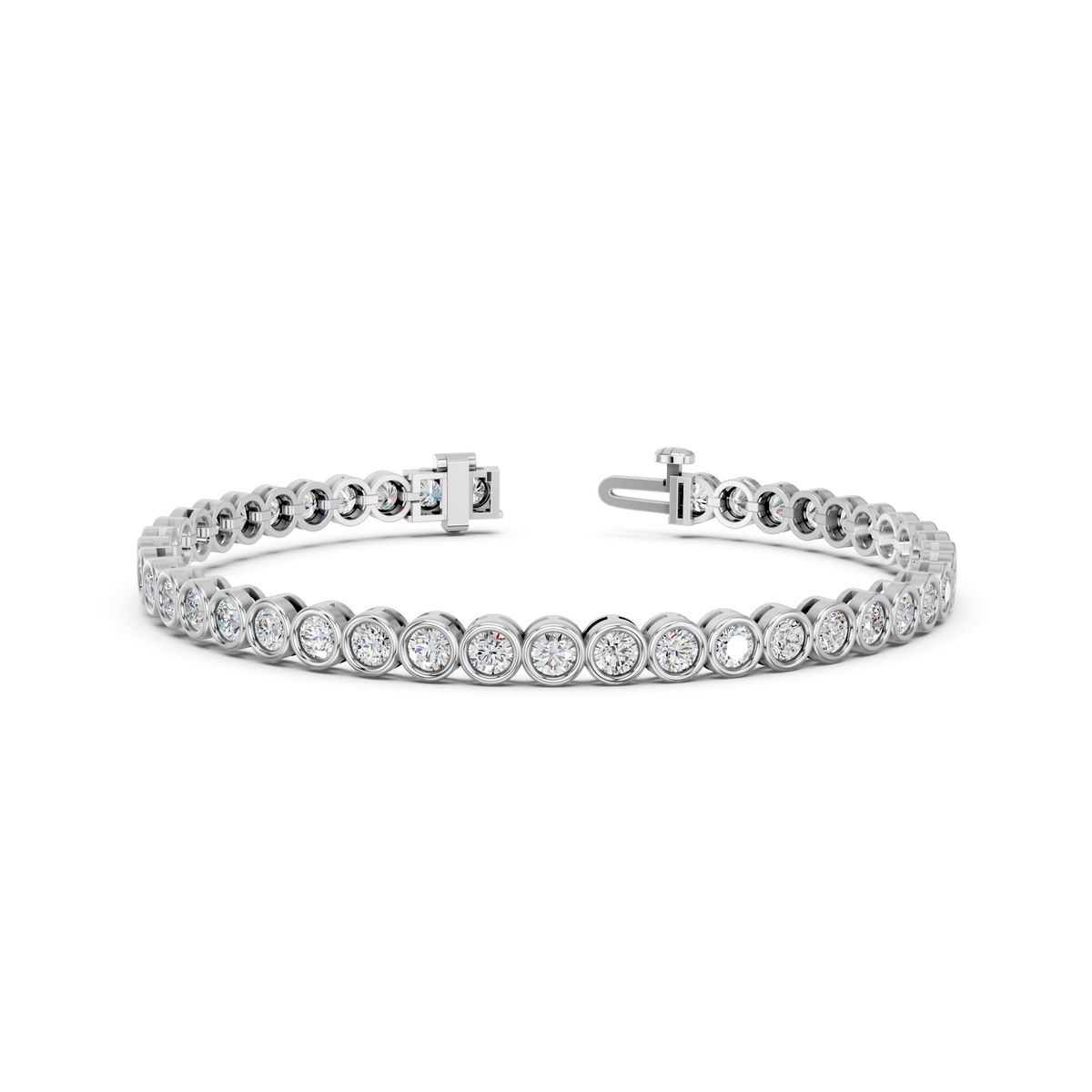 Round Bezel Diamond Bracelets: A Closer Look at the Setting