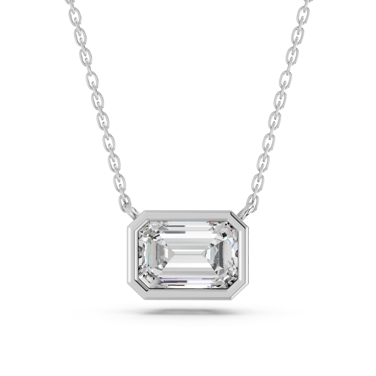 Emerald Solitaire Pendants: Styling a Geometric Center