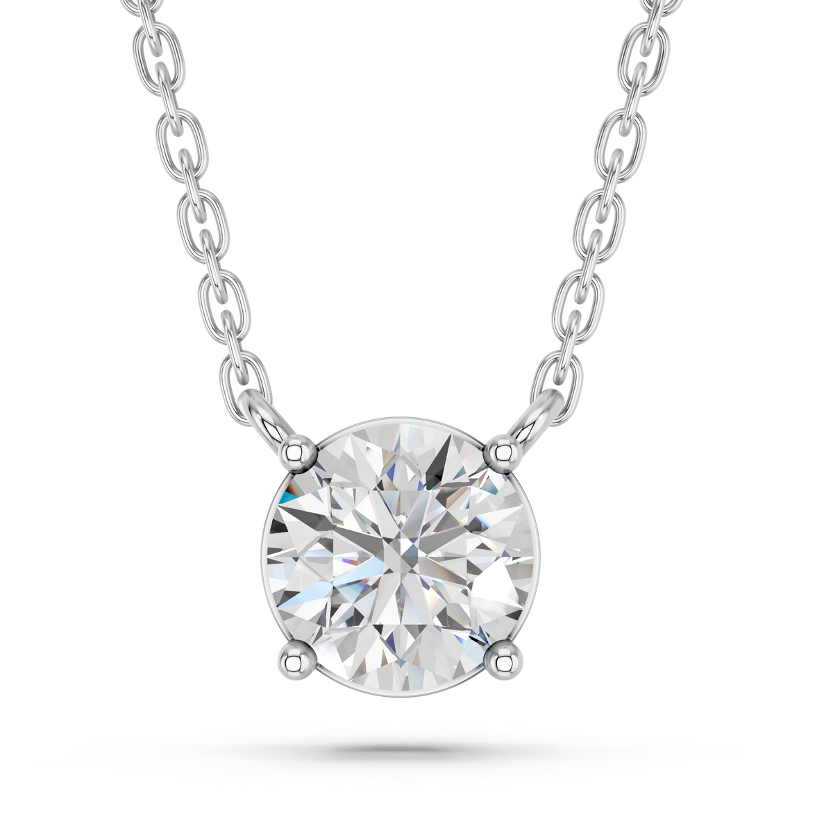 Floating Diamond Pendants: One Shape, One Focal Point