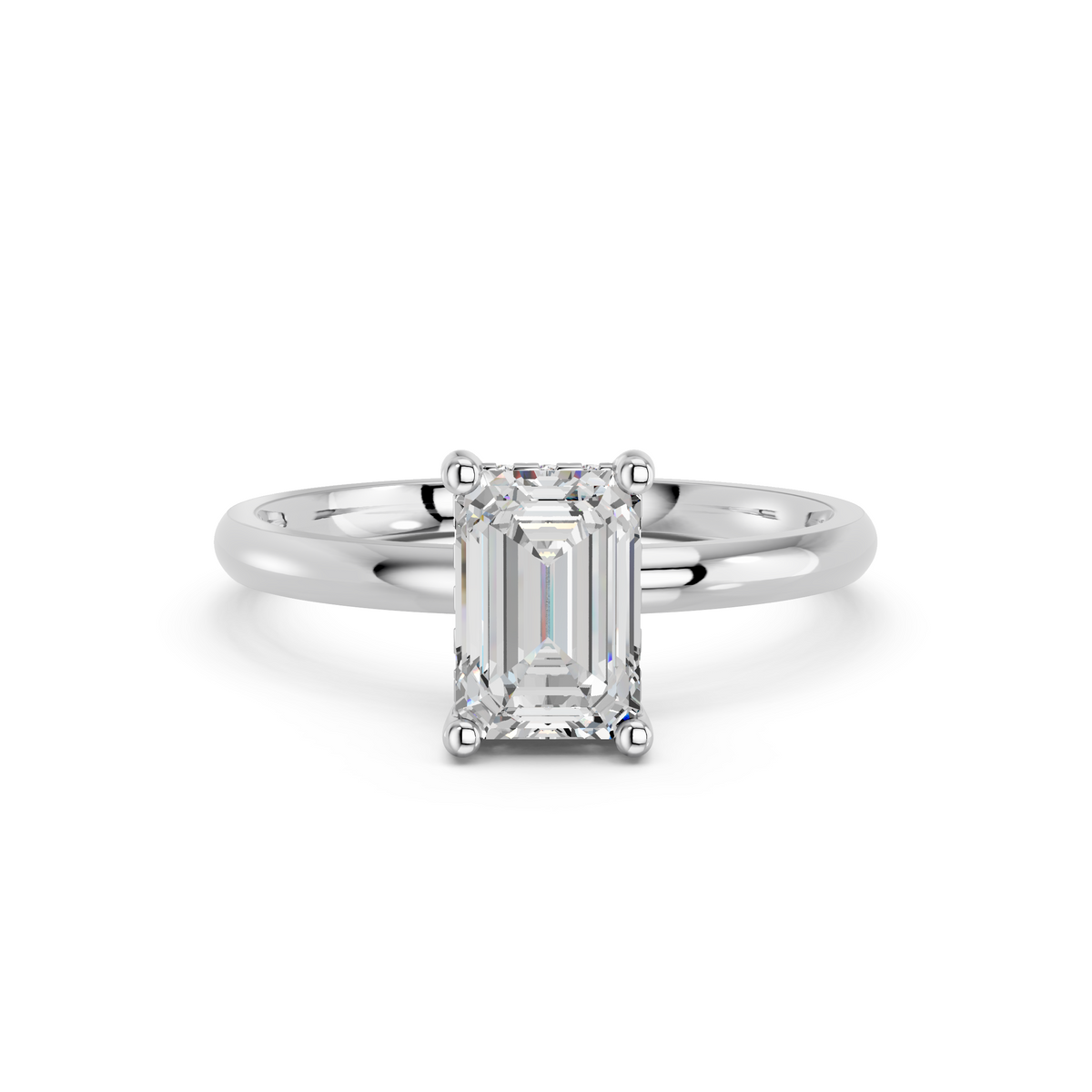 Plain-Shank Hidden Halo Rings: Keeping the Center in Focus