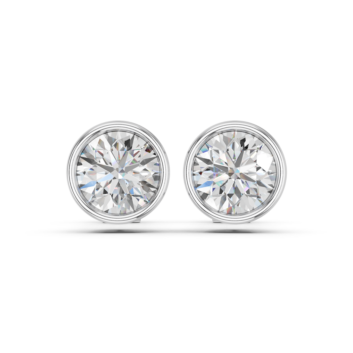 Bezel Solitaire Earrings: Three Shapes, Three Moods