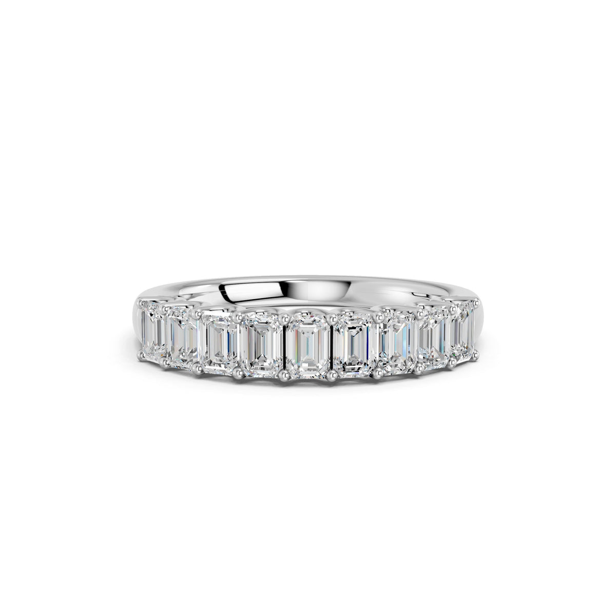 Nine-Stone U-Prong Rings: Comparing Three Diamond Shapes