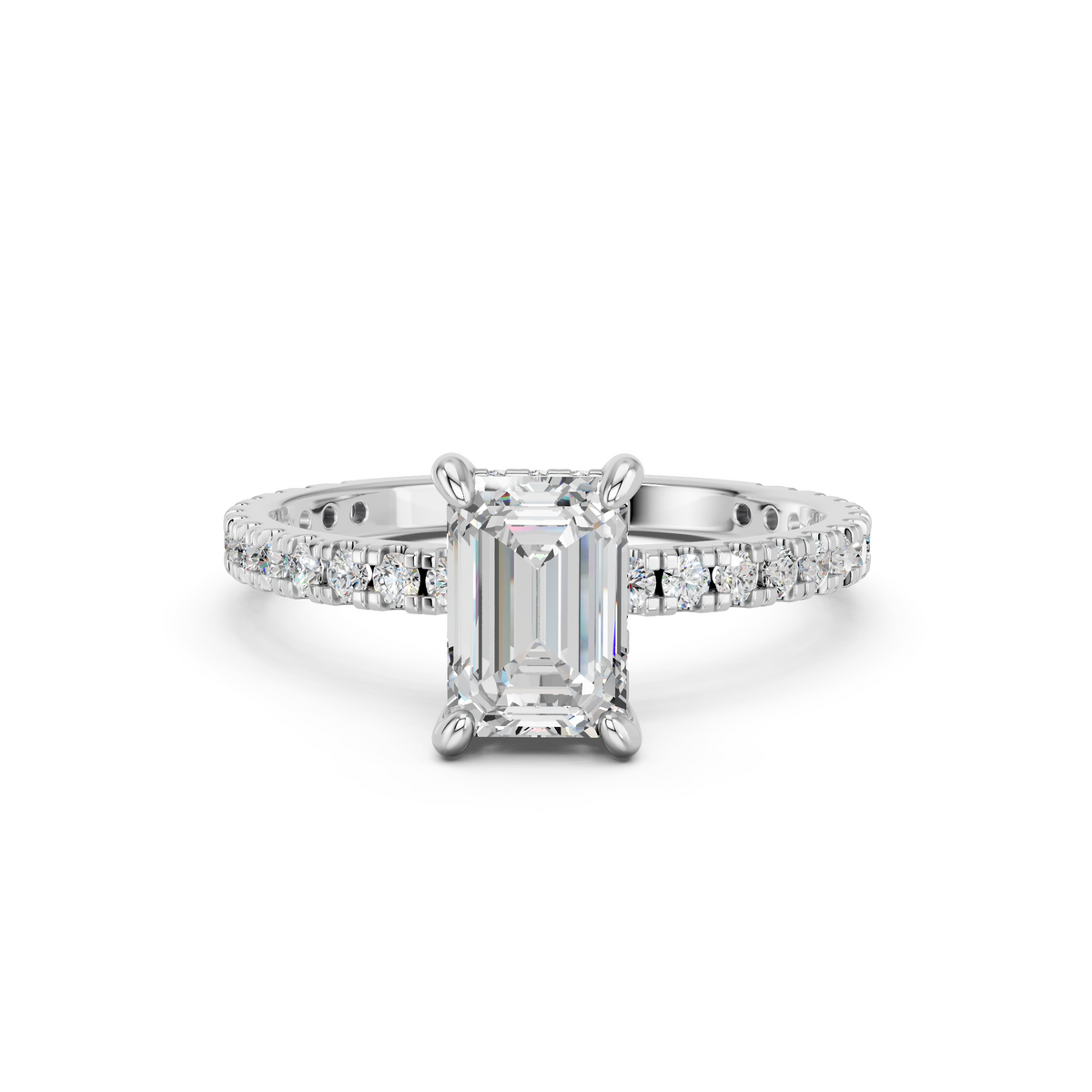 Hidden Halo Rings with Diamond Shanks: Details to Compare