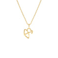 Sagittarius Zodiac Charm Necklace in 14K Gold — view 1