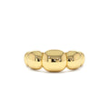Puffy Gold Band in 14K Gold — view 1