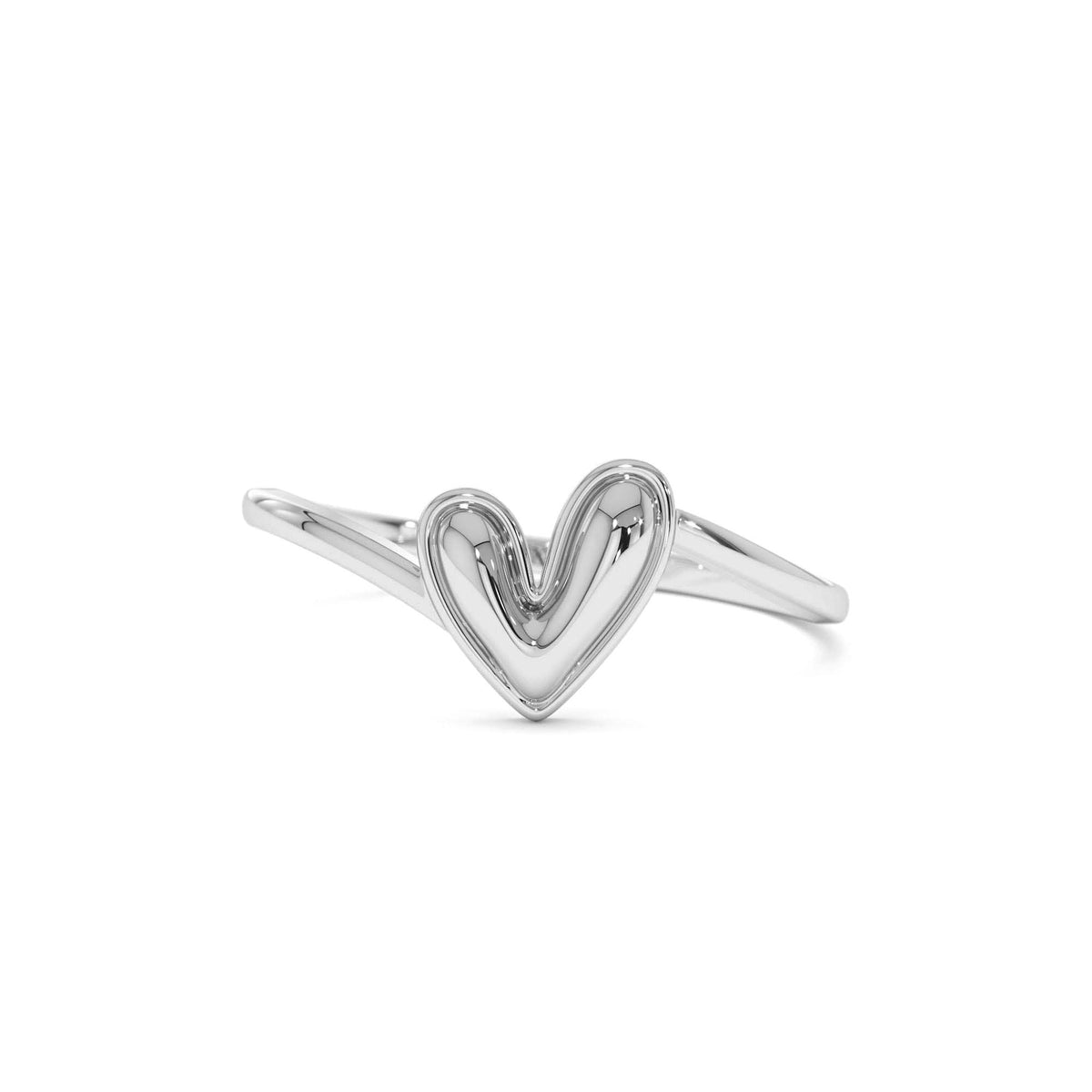 Love Heart Ring in 14K Gold — view 4