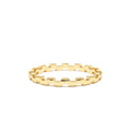 Stackable Link Ring in 14K Gold — view 1