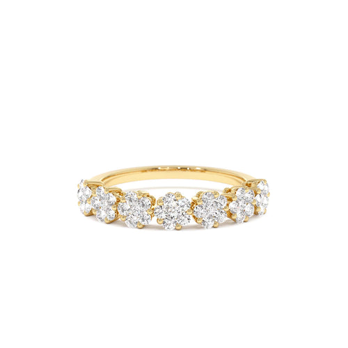 0.50 CTW Illusion Setting Wedding Ring in 14K Gold — view 1