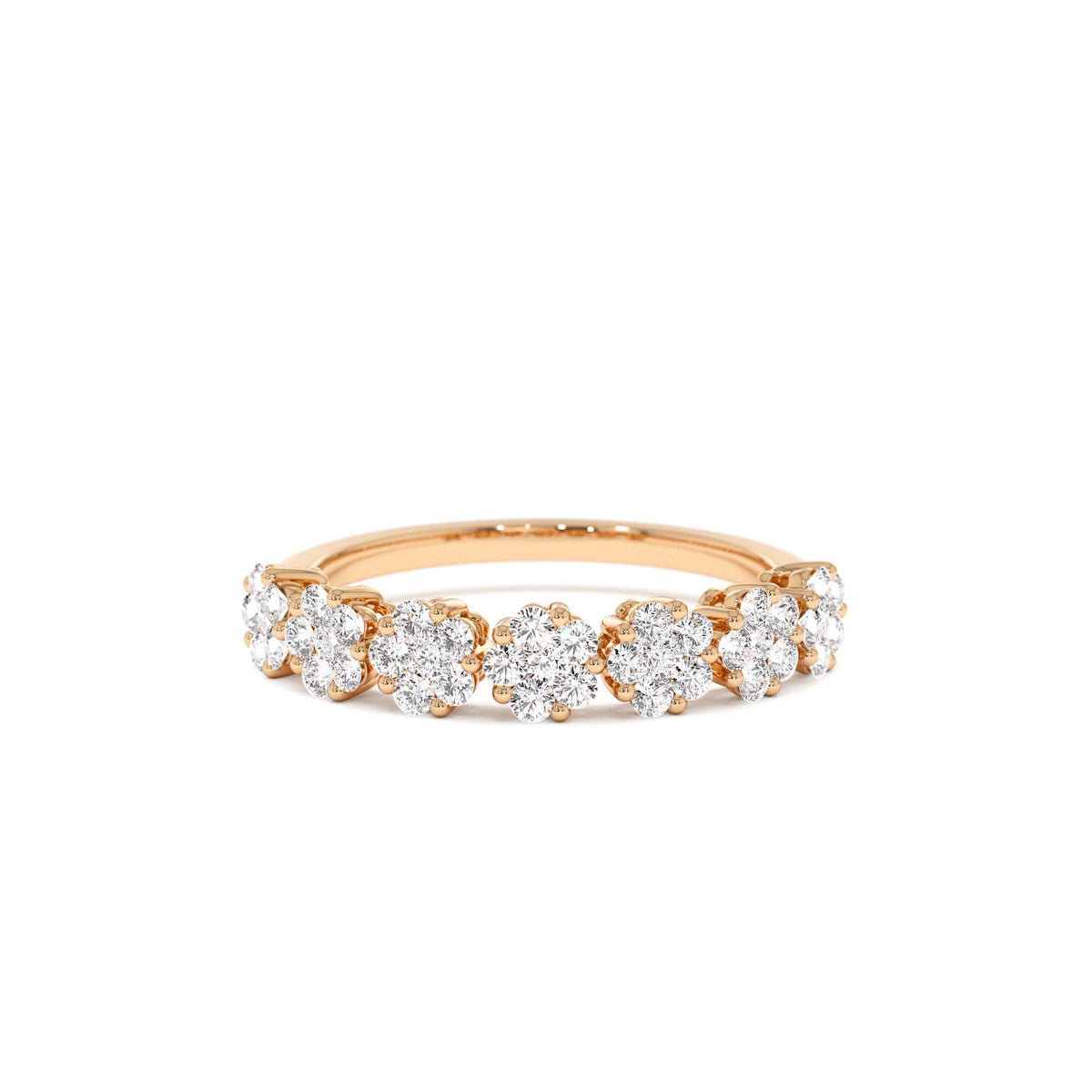 0.50 CTW Illusion Setting Wedding Ring in 14K Gold — view 5