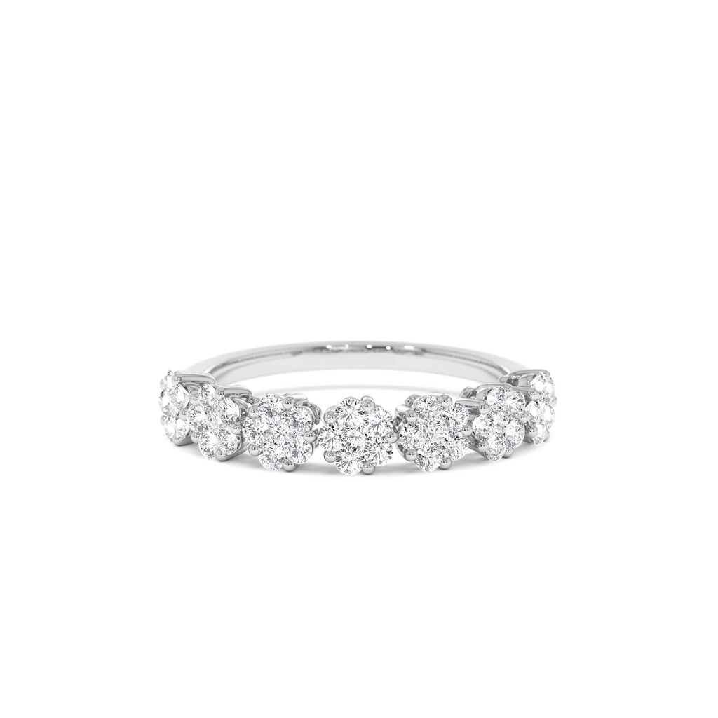 0.50 CTW Illusion Setting Wedding Ring in 14K Gold — view 4