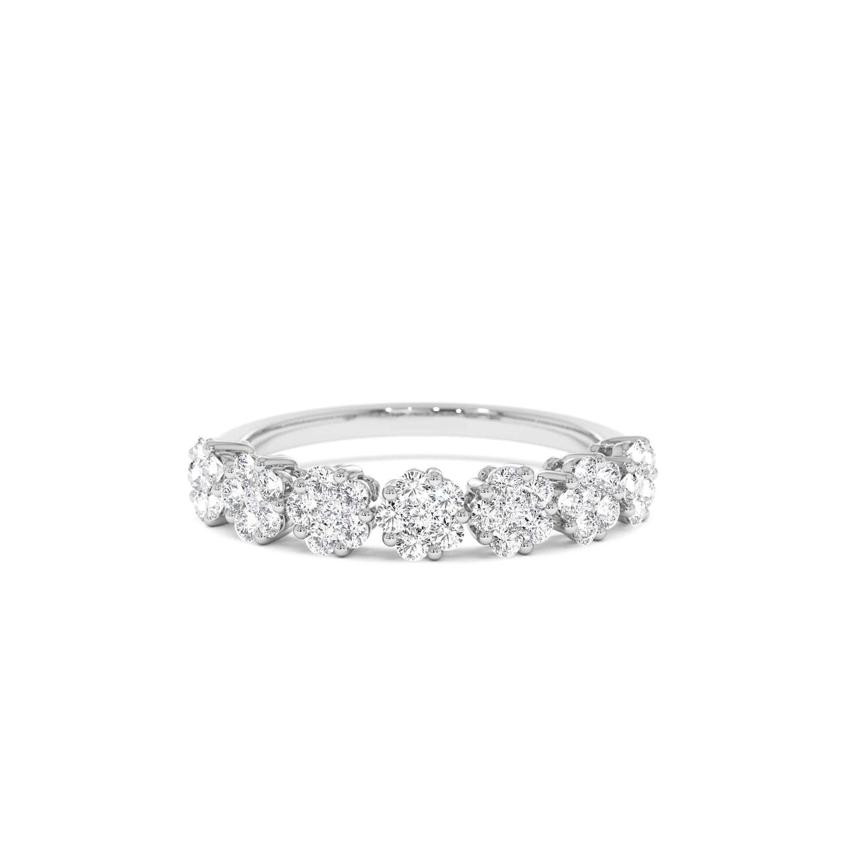 0.50 CTW Illusion Setting Wedding Ring in 14K Gold — view 4