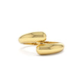 Plain Cuff Ring in 14K Gold — view 1