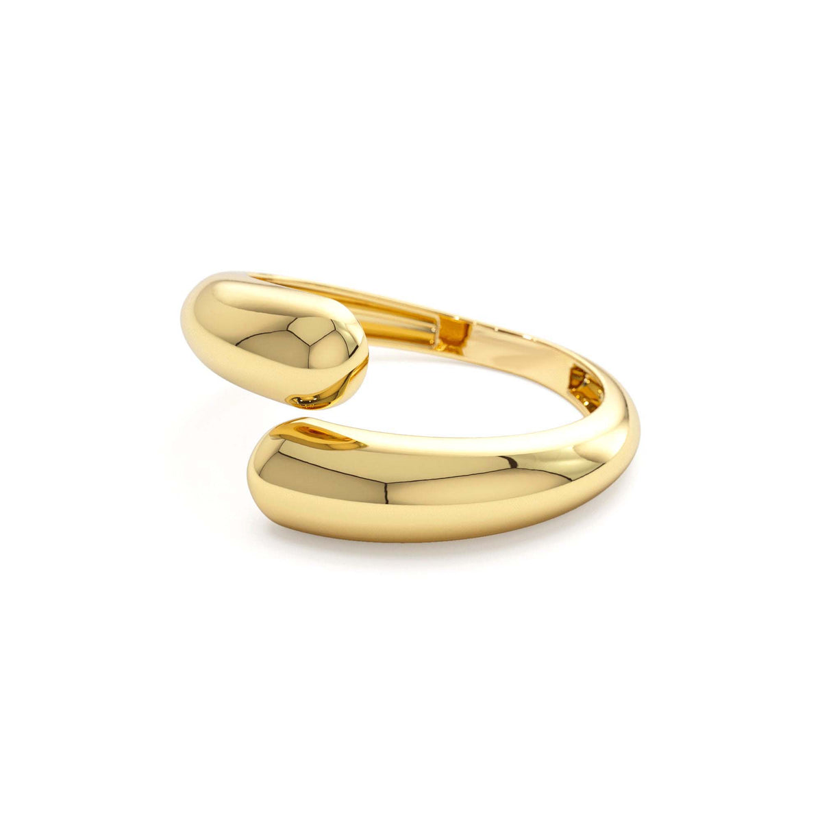 Plain Cuff Ring in 14K Gold — view 2