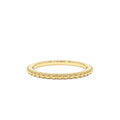 Beaded Wedding Band in 14K Gold — view 1
