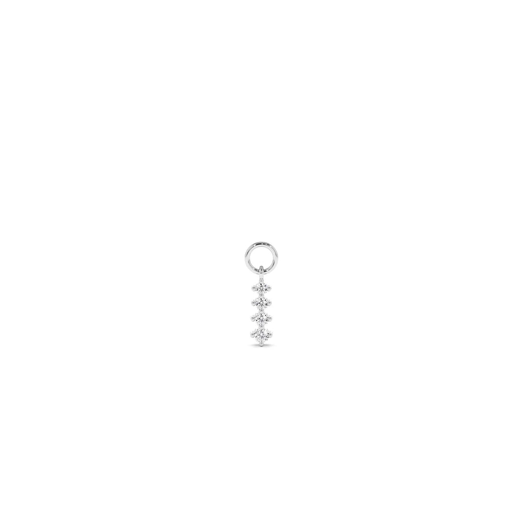 Journey Hoop Charm in 14K Gold — view 2