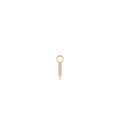 Diamond Spike Hoop Charm in 14K Gold — view 1