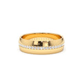 5MM Wide Full Eternity Diamond Ring in 14K Gold — view 1