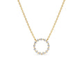 Diamond Circle of Life Necklace 0.25 CTW in 14K Gold — view 1