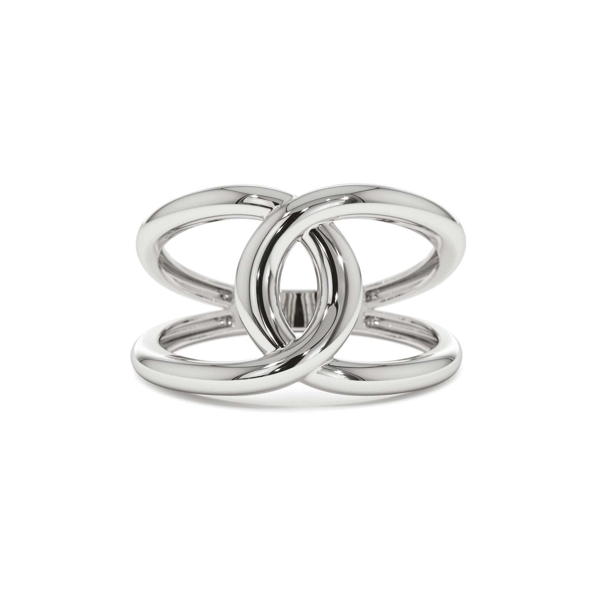Infinity Knot Ring in 14K Gold — view 4