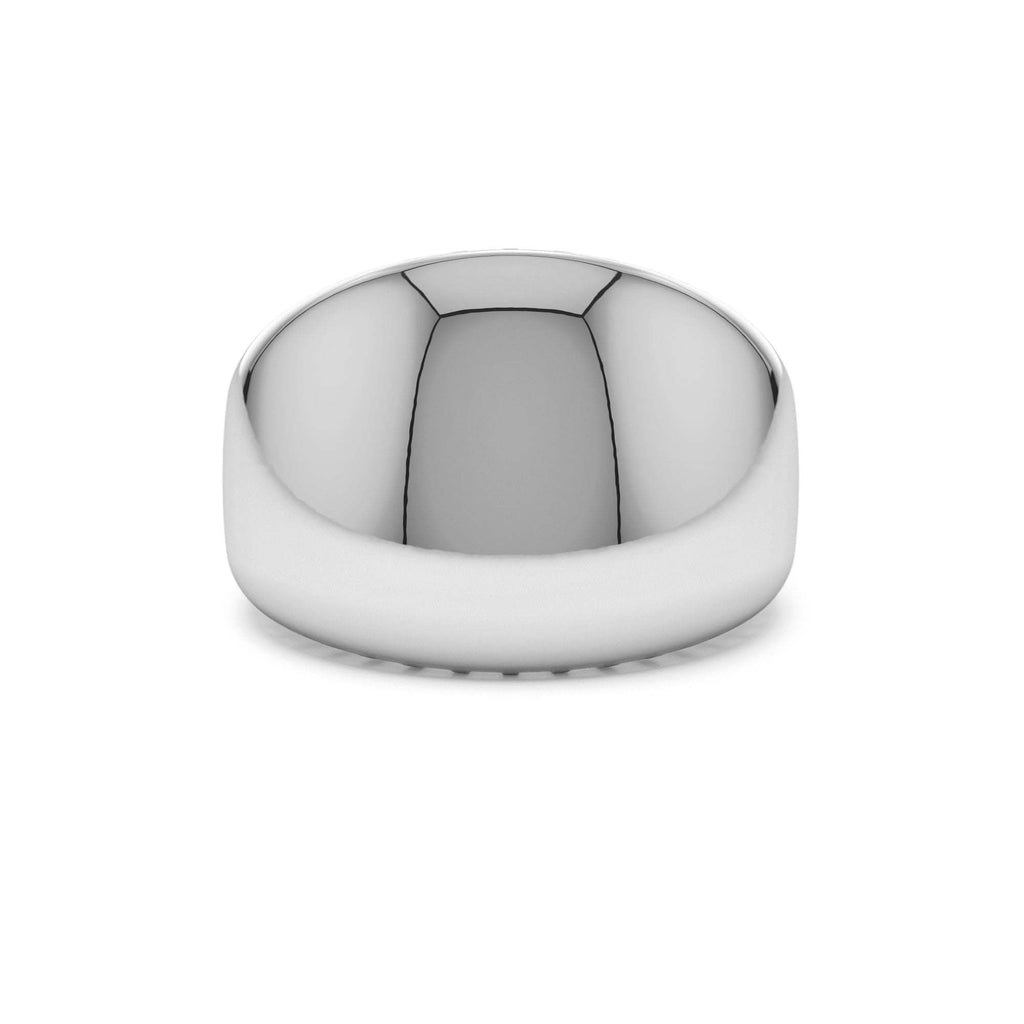 Chunky Gold Dome Graduating Statement Ring in 14K Gold — view 4