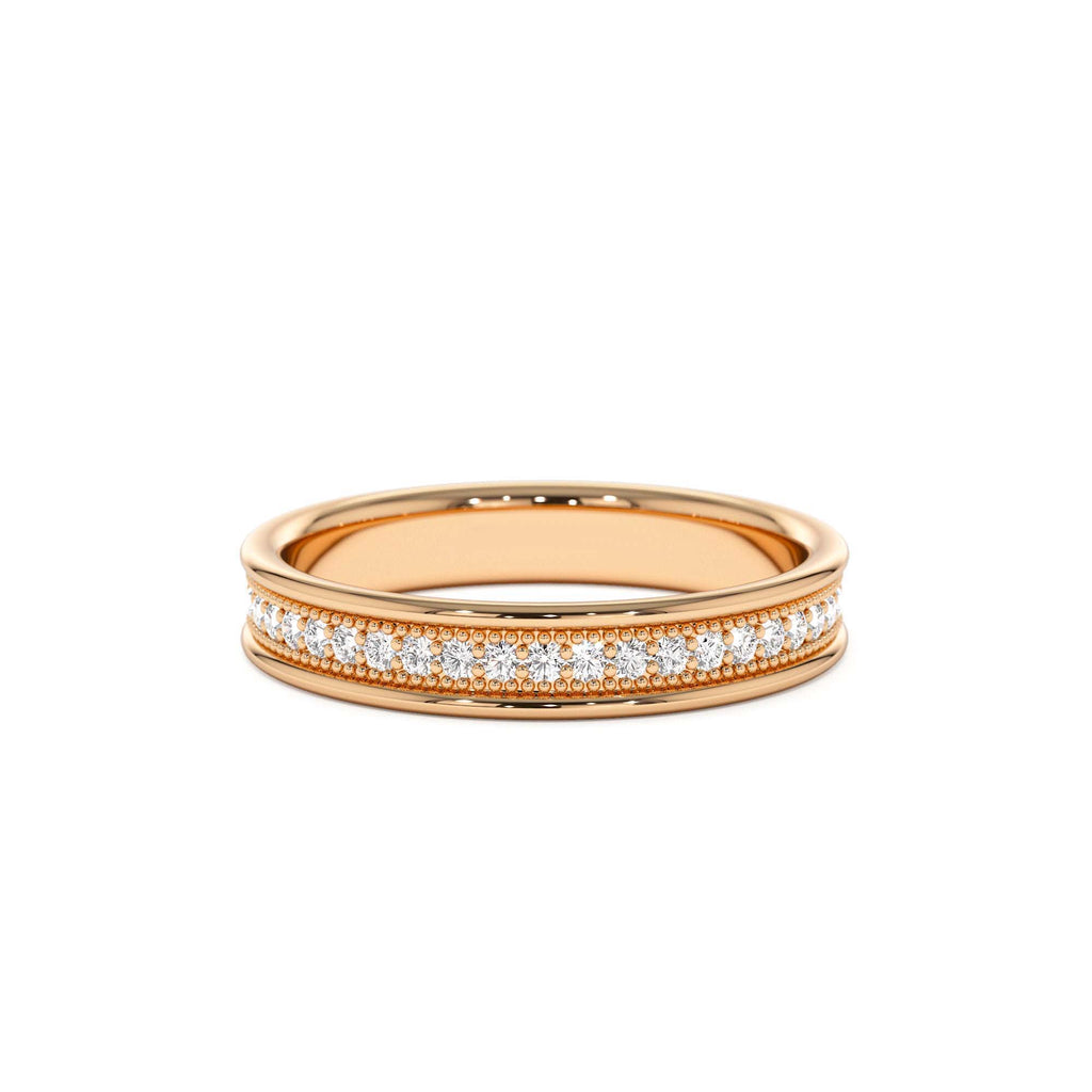 Milgran Full Eternity Diamond Ring in 14K Gold — view 5