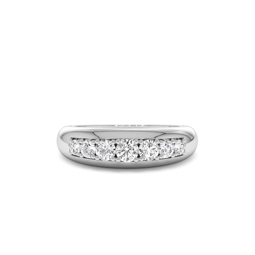 Dome Diamond Ring in 14K Gold — view 4