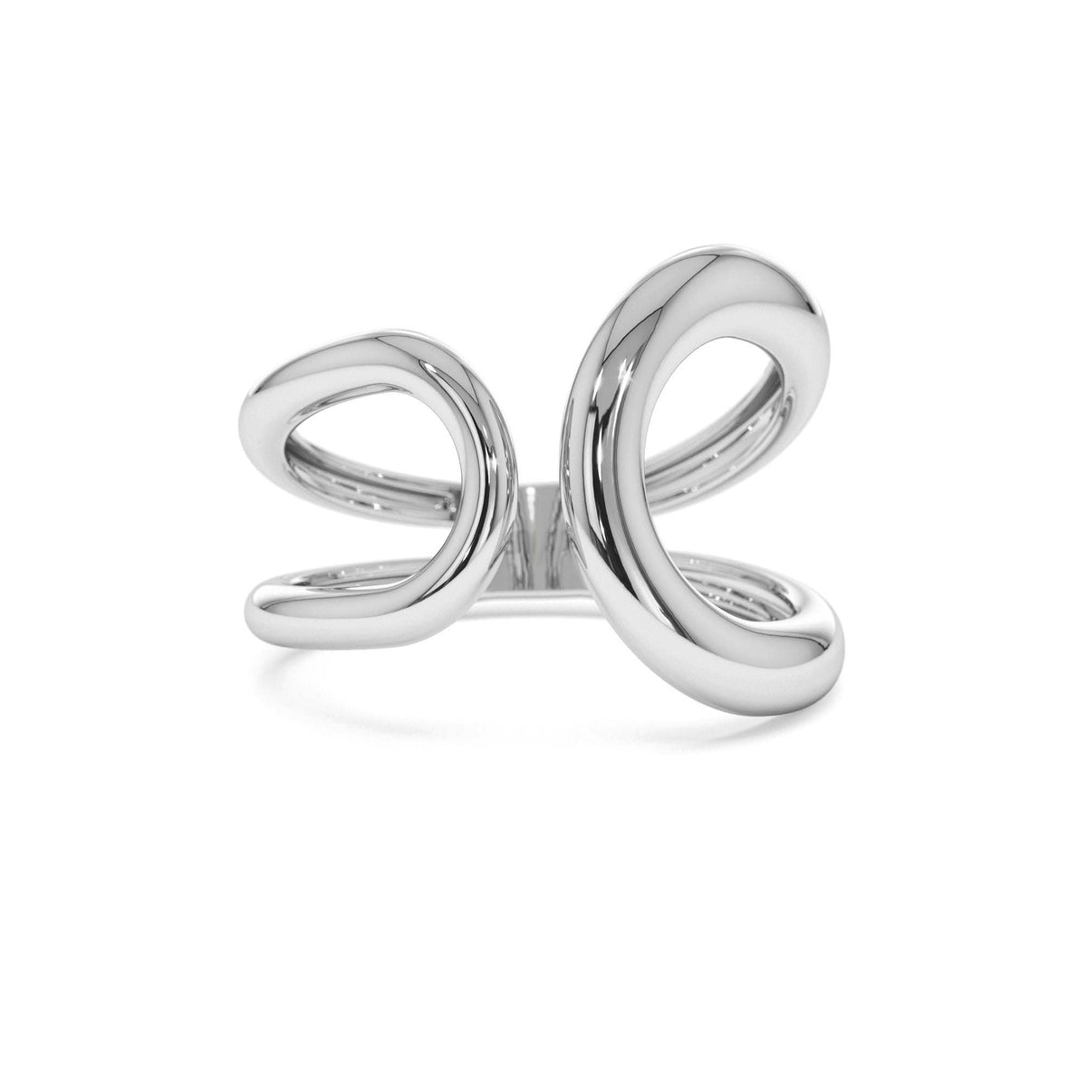 Unique Design Bold Gold Ring in 14K Gold — view 4