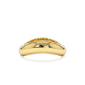 Unique Amorphic Shaped Figure Ring in 14K Gold — view 1