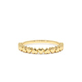 Dainty Heart Stacking Gold Ring in 14K Gold — view 1