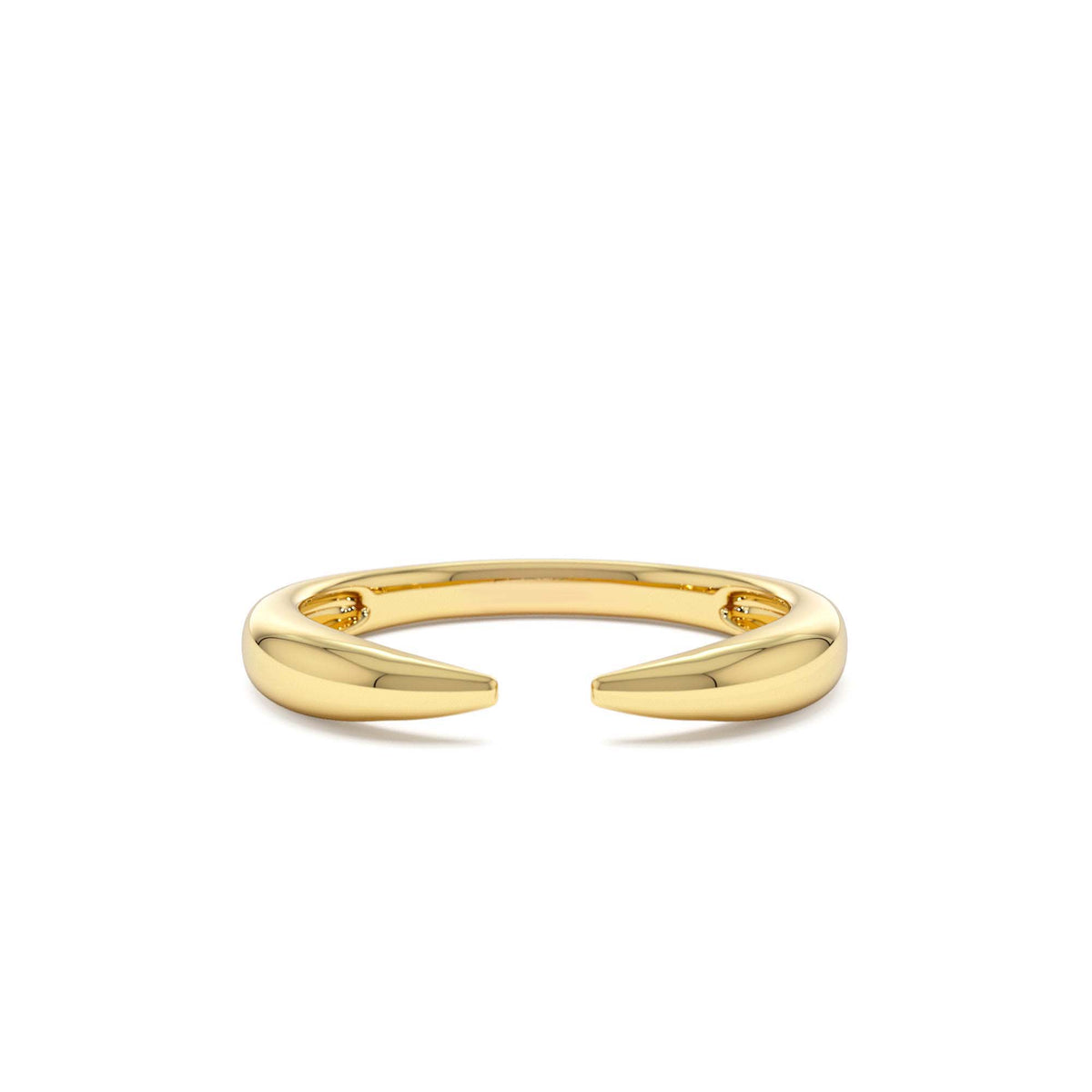 Open Claw Cuff Ring For Women in 14K Gold — view 1