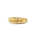 Dome Dual Band Stackable Statement Ring in 14K Gold — view 1