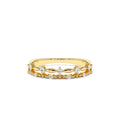 Stacked Double Band Diamond Ring in 14K Gold — view 1