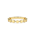 Tiny Round Stackable Ring For Women in 14K Gold — view 1