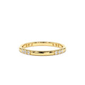 Multi Station Diamond Eternity Ring in 14K Gold — view 1