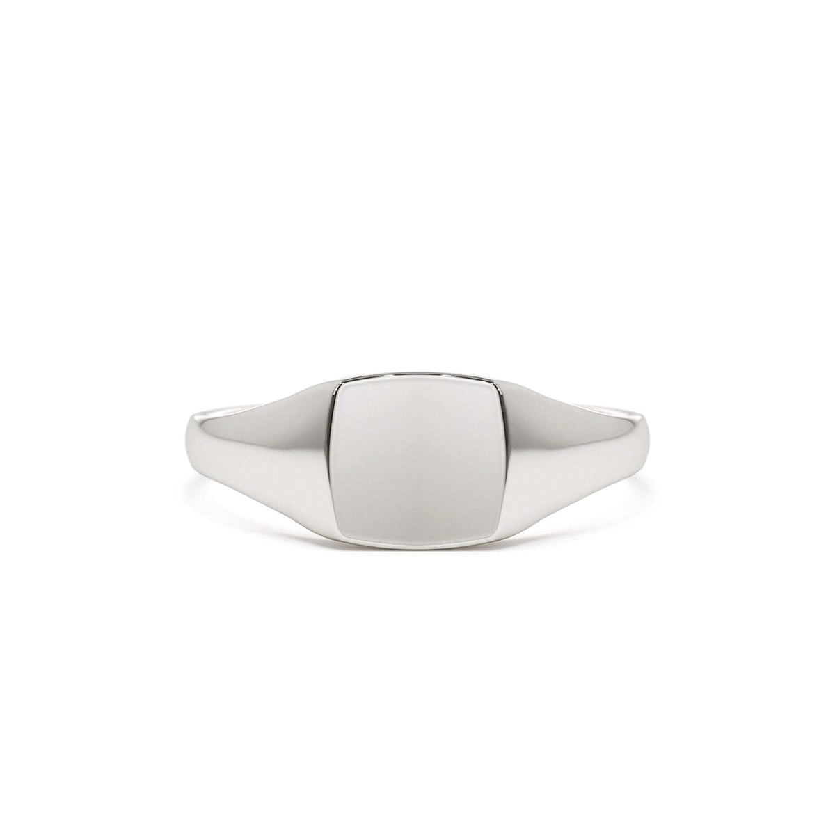 Square Signet Ring in 14K Gold — view 4