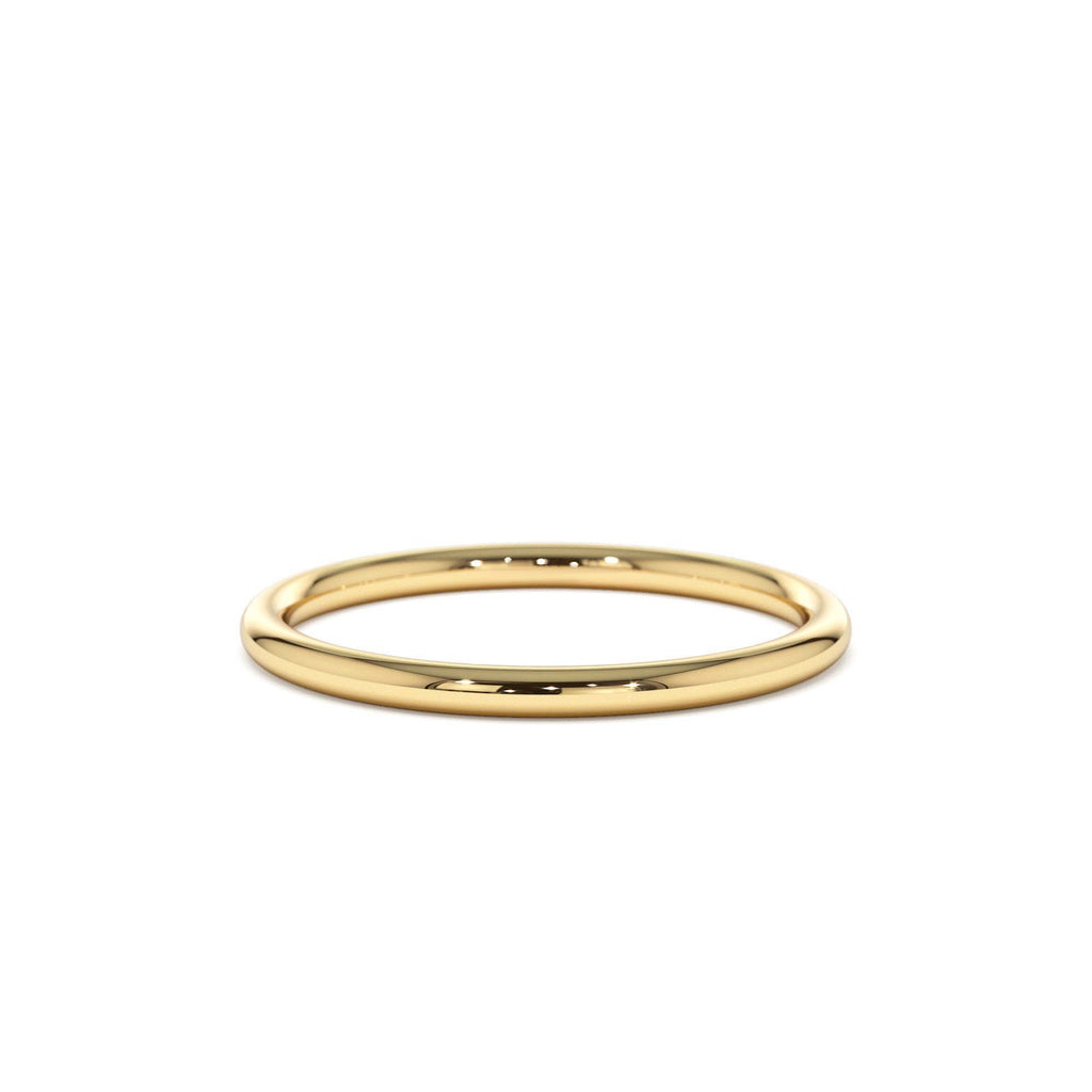 1.5 MM Wedding Band in 14K Gold — view 1