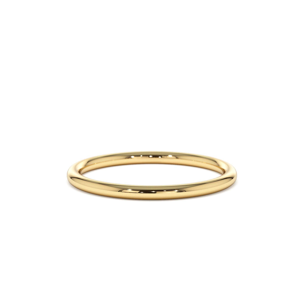1.5 MM Wedding Band in 14K Gold — view 1