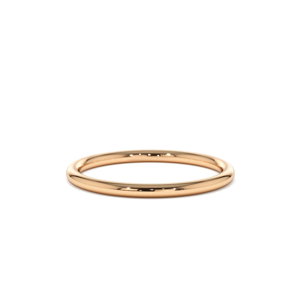 1.5 MM Wedding Band in 14K Gold — view 5