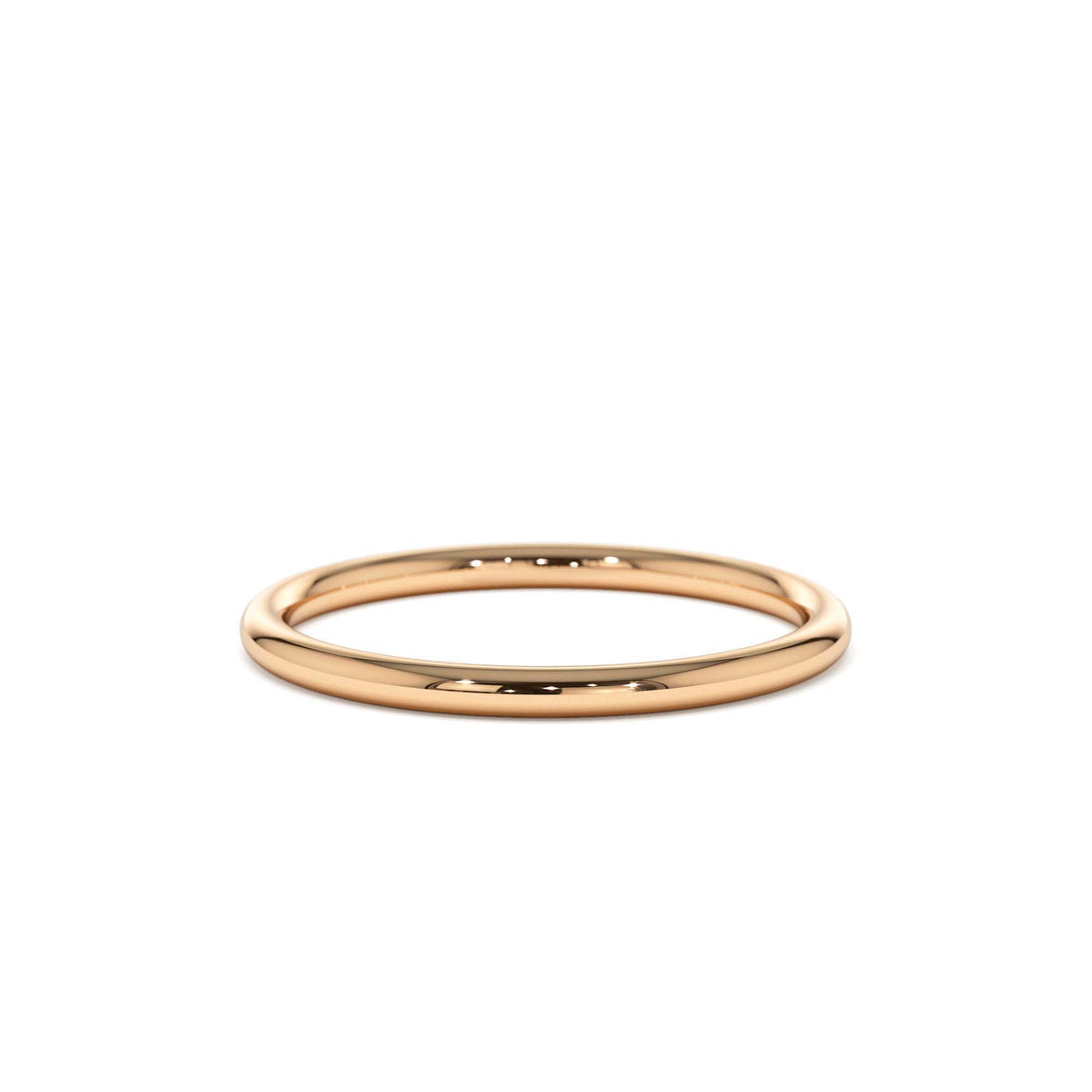 1.5 MM Wedding Band in 14K Gold — view 5