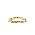 Wavy Promise Ring in 14K Gold — view 1