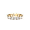 3.25 CTW Prong Setting Full Eternity Round Lab-Grown Diamond Ring in 14K Gold — view 1