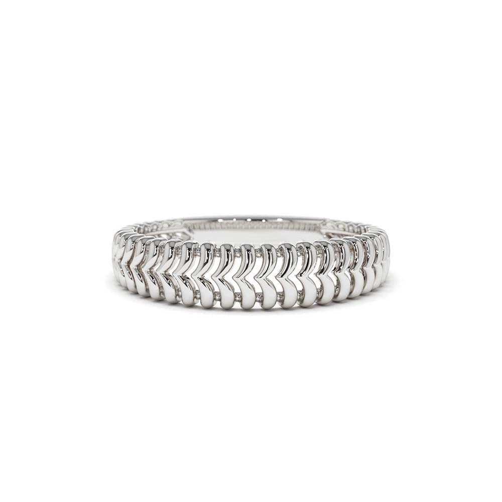 Unique Statement Stacking Gold Ring in 14K Gold — view 4