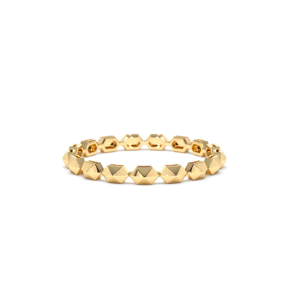 Petite Mini Pyramid Ring in 14K Gold — view 1