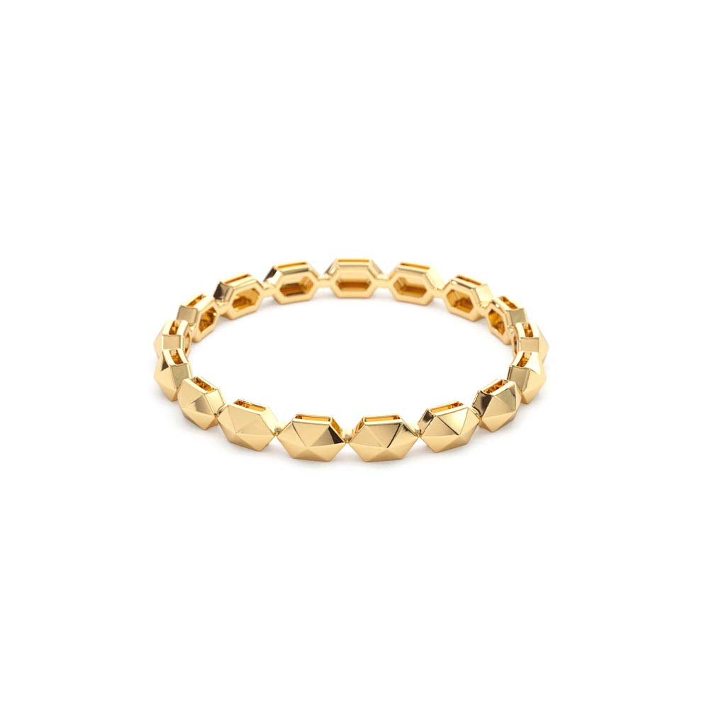 Petite Mini Pyramid Ring in 14K Gold — view 2