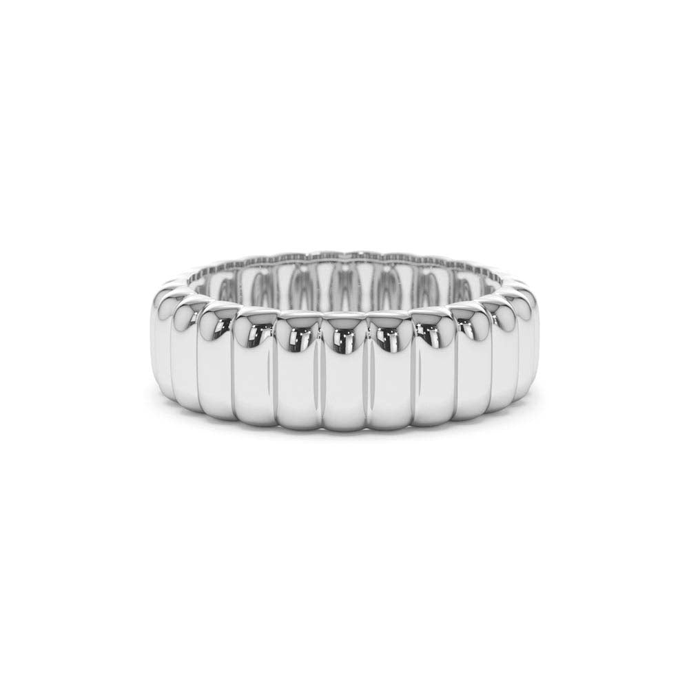 Iconic Dome Bold Statement Ring in 14K Gold — view 3