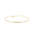 Diamond Bar Bracelet in 14K Gold — view 1