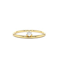 Single Floating Diamond Ring in 14K Gold — view 1