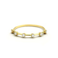 Diamond Stacking Ring in 14K Gold — view 1