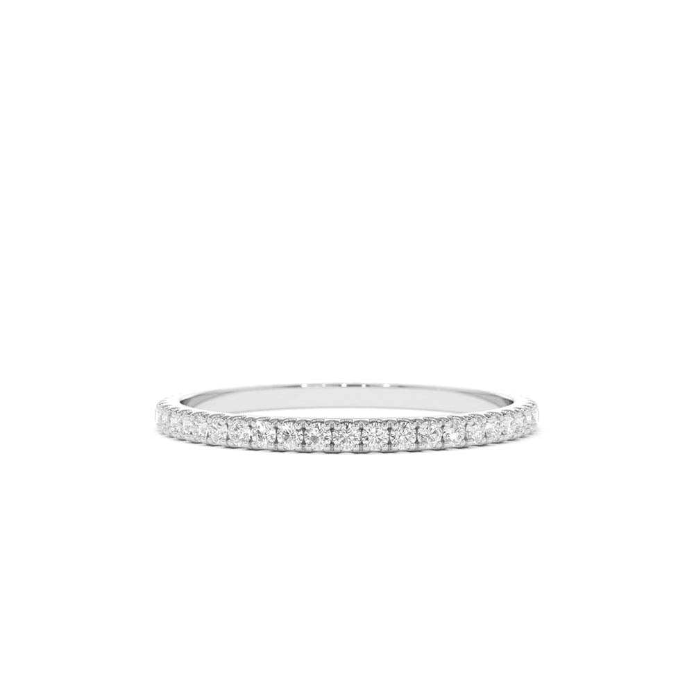 1.5MM Full Eternity Diamond Ring in 14K Gold — view 3