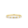 Baguette Diamond Wedding Ring in 14K Gold — view 1